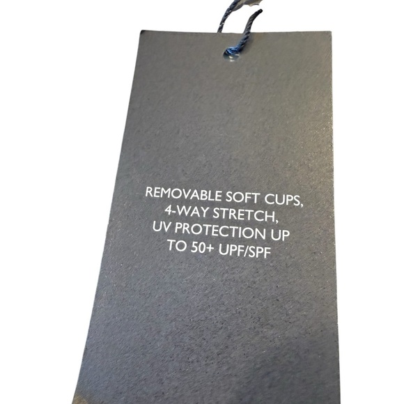 Tommy Hilfiger Navy White Striped Halter UPF Tankini Top Size Small NEW Sailor - Picture 6 of 14